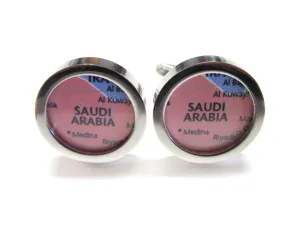 Saudi Arabia Map Cufflinks
