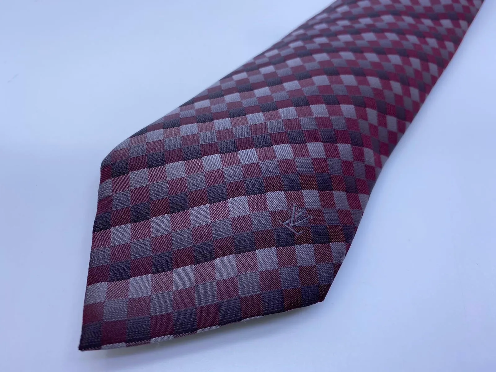 Silk Checkered Tie