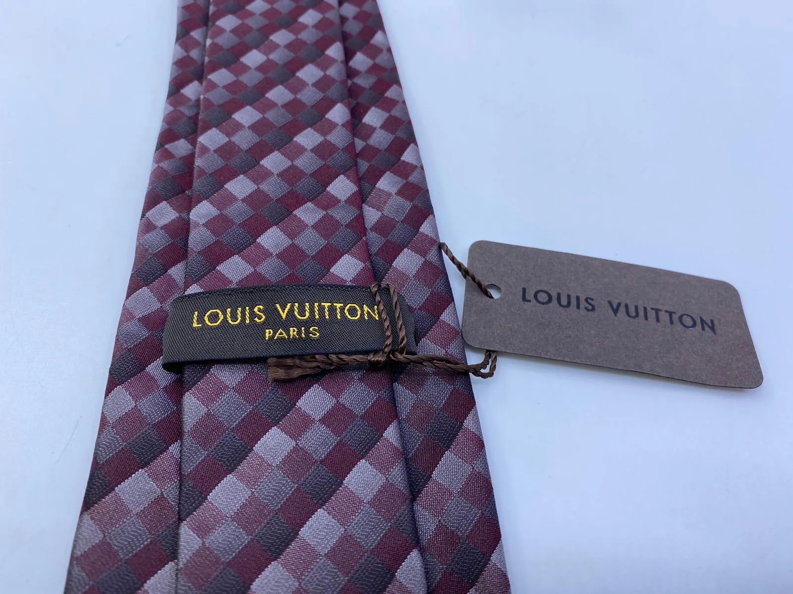 Silk Checkered Tie