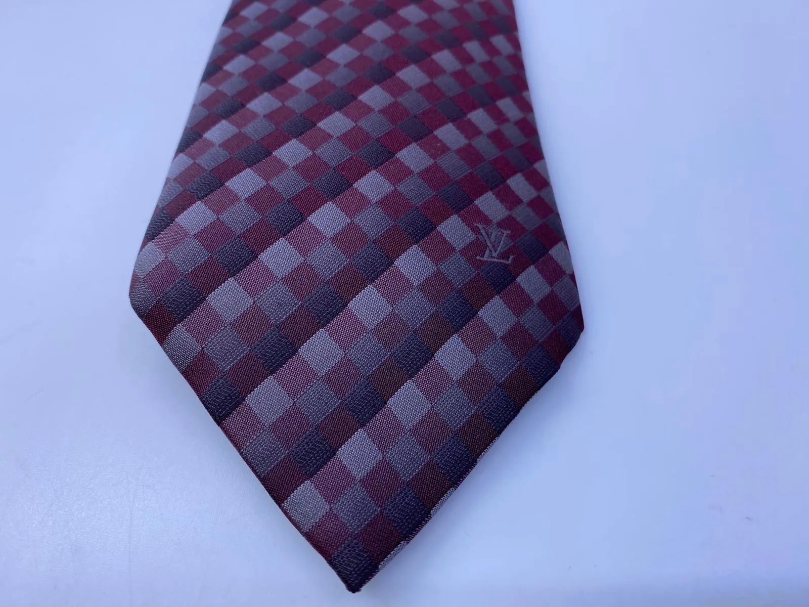 Silk Checkered Tie