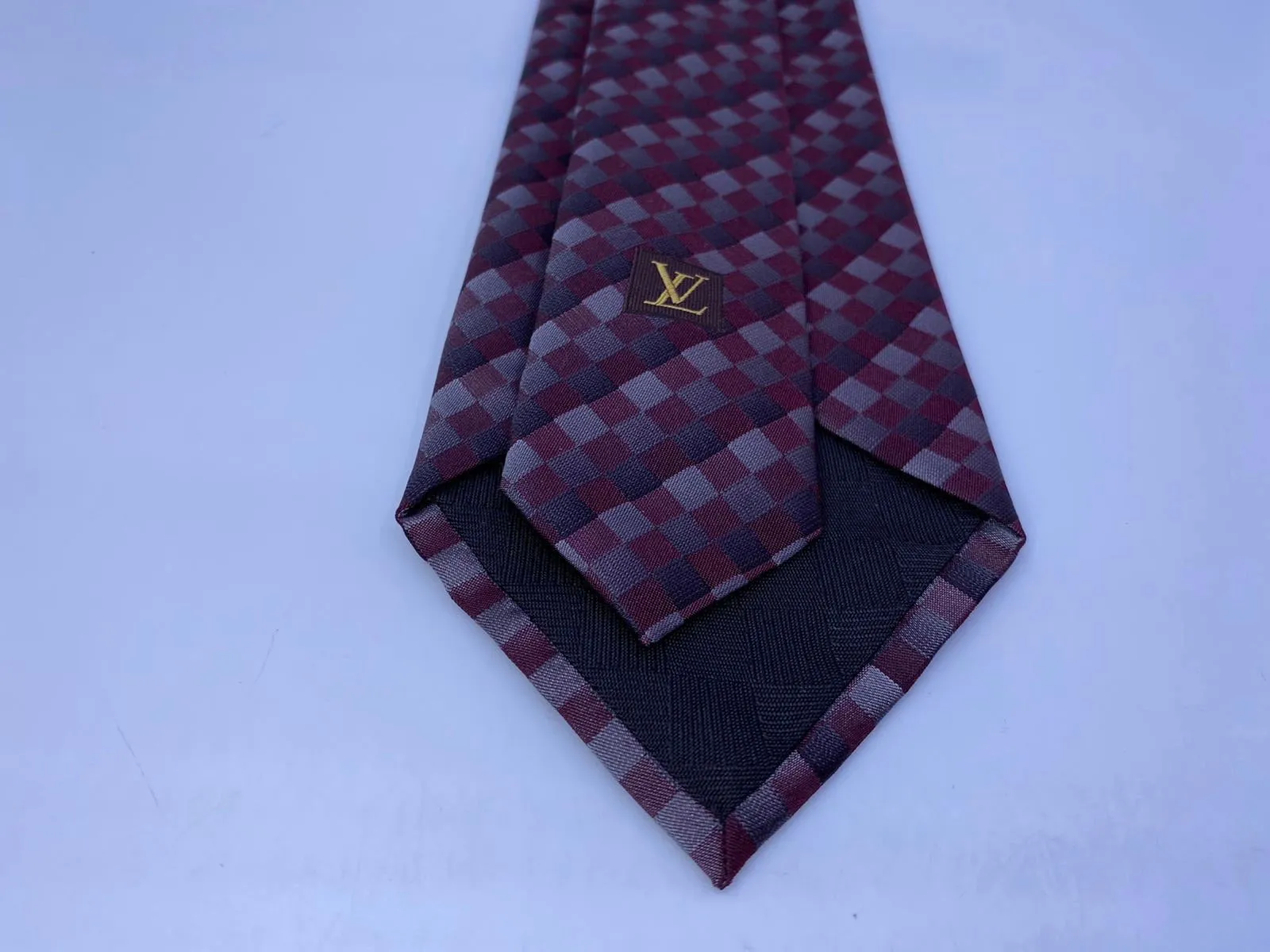 Silk Checkered Tie