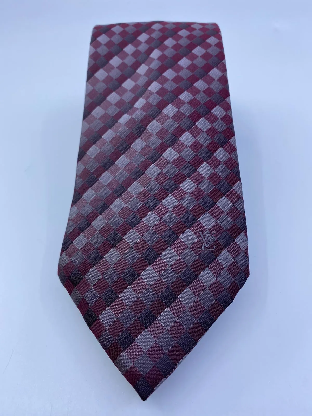 Silk Checkered Tie
