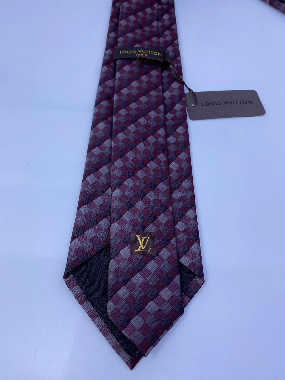 Silk Checkered Tie