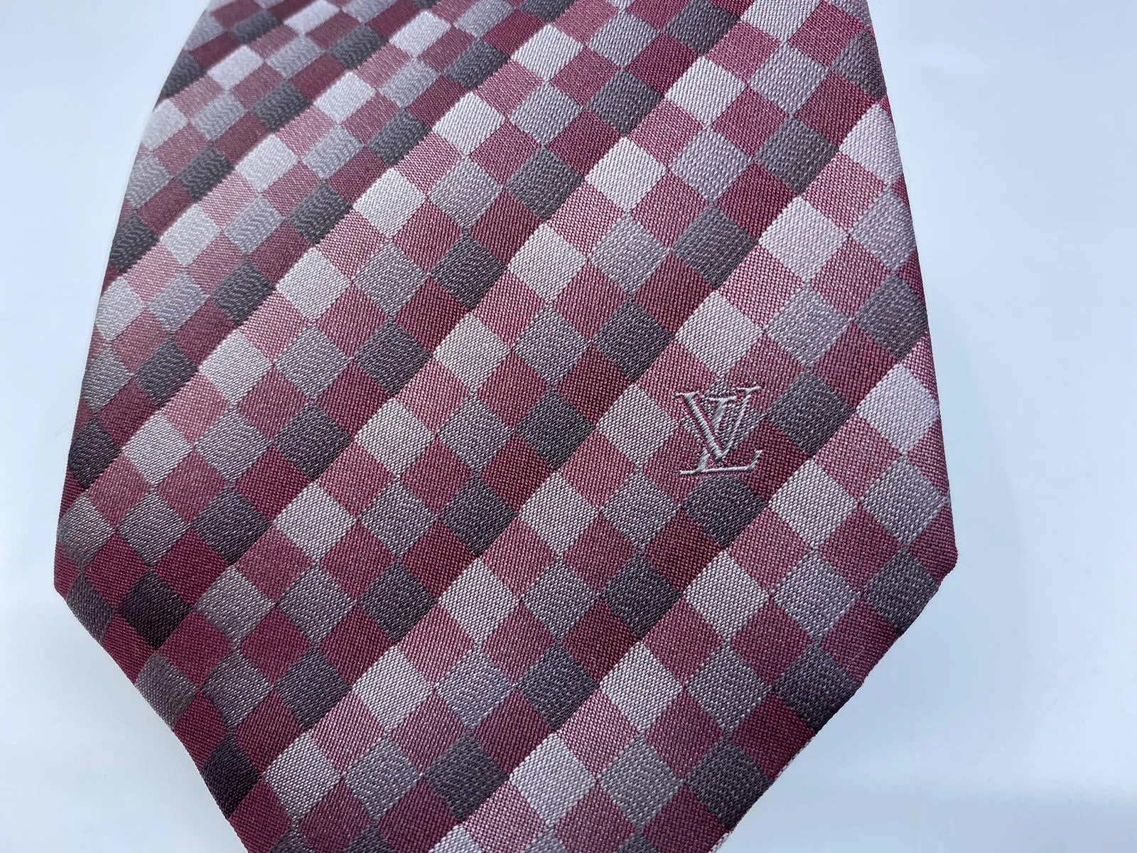 Silk Checkered Tie