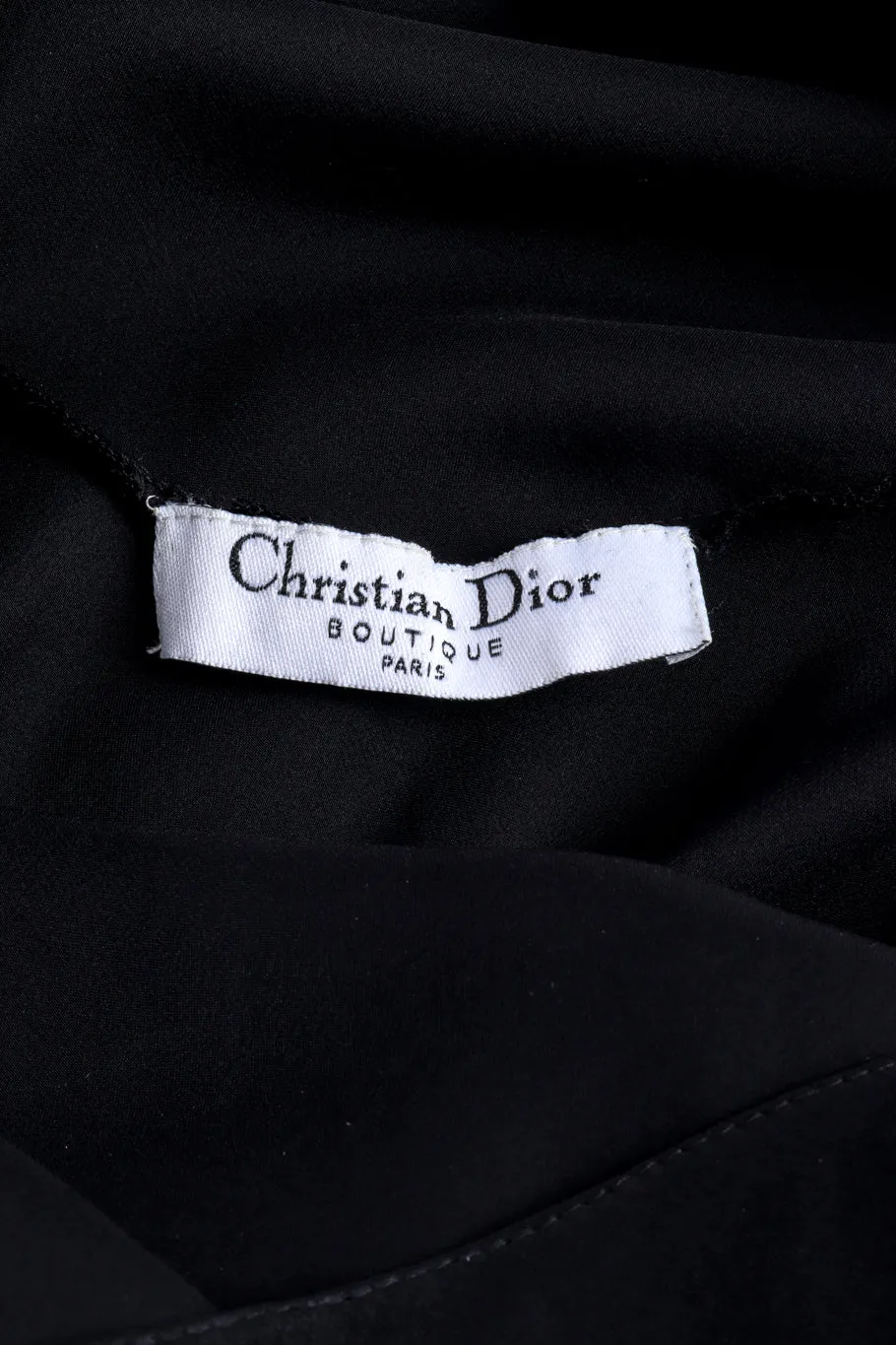 Silk Emblem Belt Bias Dress