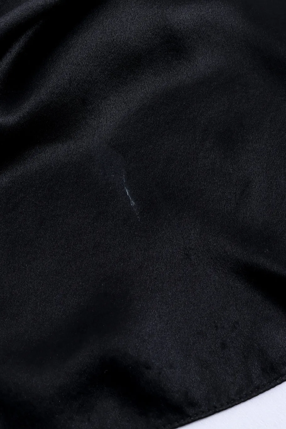 Silk Emblem Belt Bias Dress