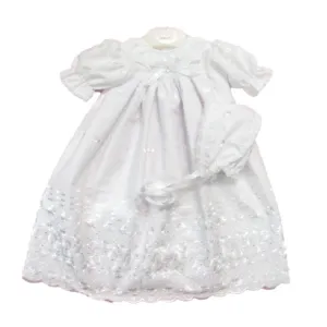 Small Baby Christening Gown and Bonnet
