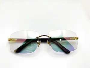 Small C Decor Cranberry Aceate Marbles with Rose Gold Catalina Lenses