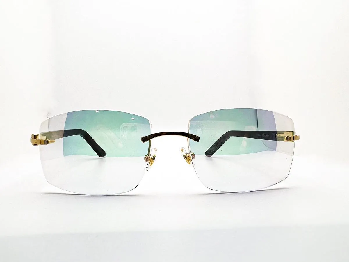 Small C Decor Cranberry Aceate Marbles with Rose Gold Catalina Lenses