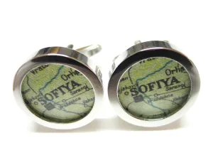 Sofia Map Cufflinks