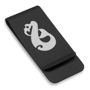 Stainless Steel Manaia (Guardian Spirit) Maori Symbol Classic Slim Money Clip