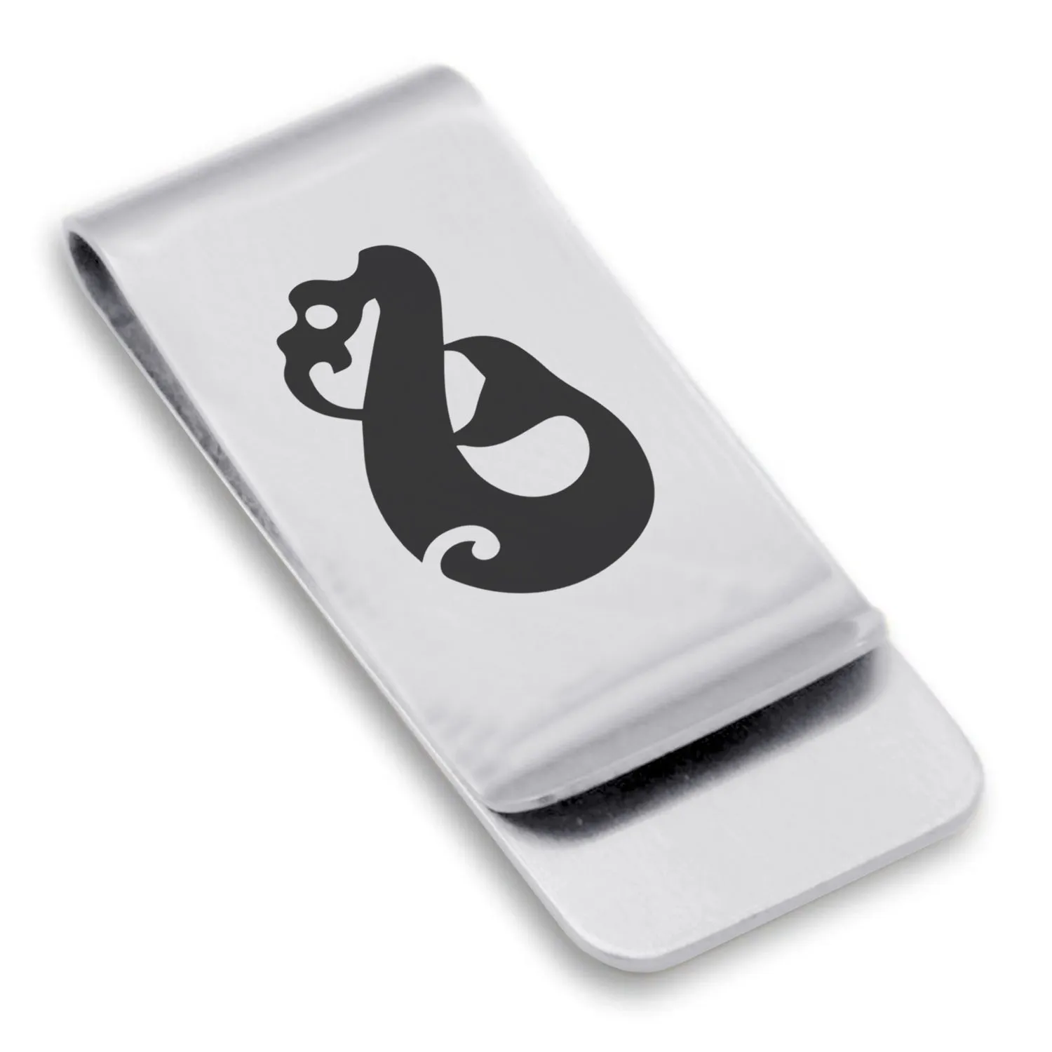 Stainless Steel Manaia (Guardian Spirit) Maori Symbol Classic Slim Money Clip