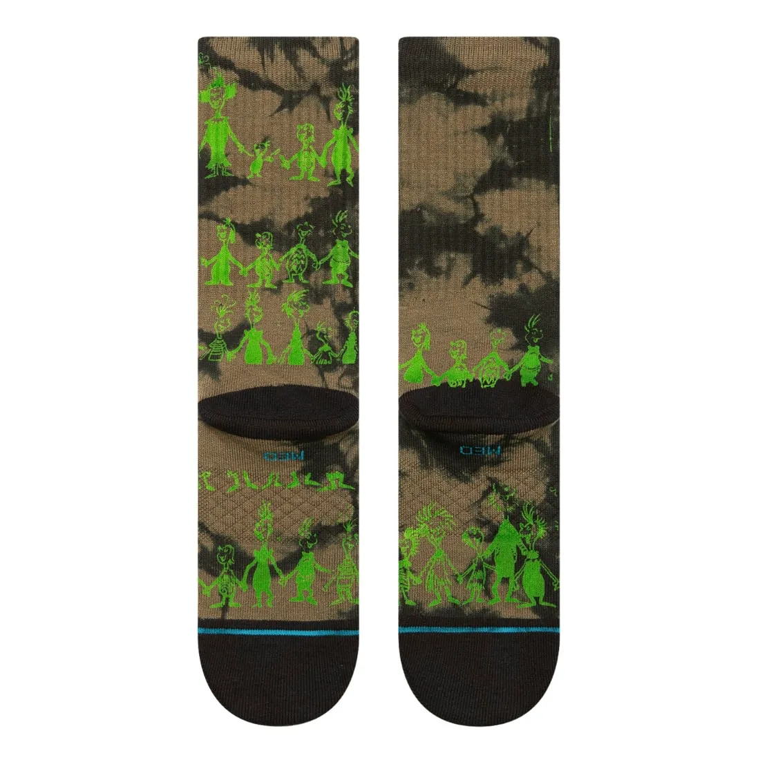 Stance x Grinch Down In Whoville Socks - Black