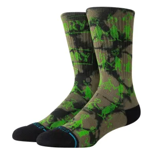Stance x Grinch Down In Whoville Socks - Black