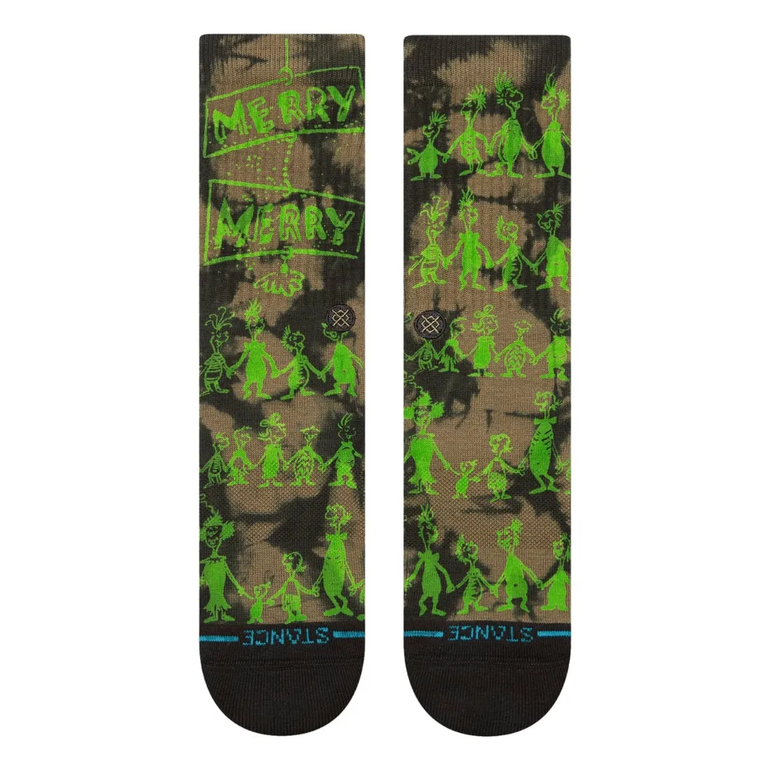 Stance x Grinch Down In Whoville Socks - Black