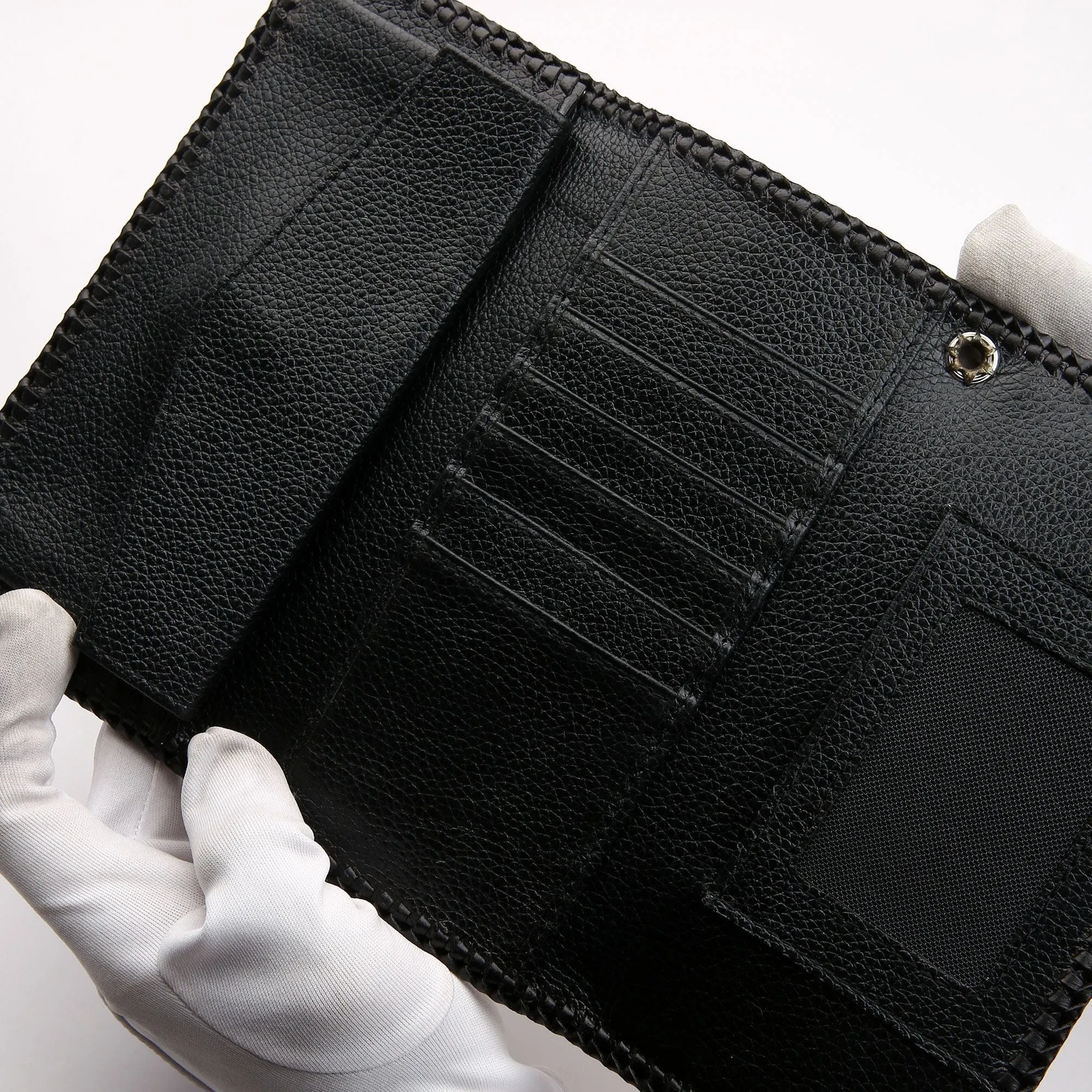 Stingray Cross Lizard Leather Long Biker Wallet