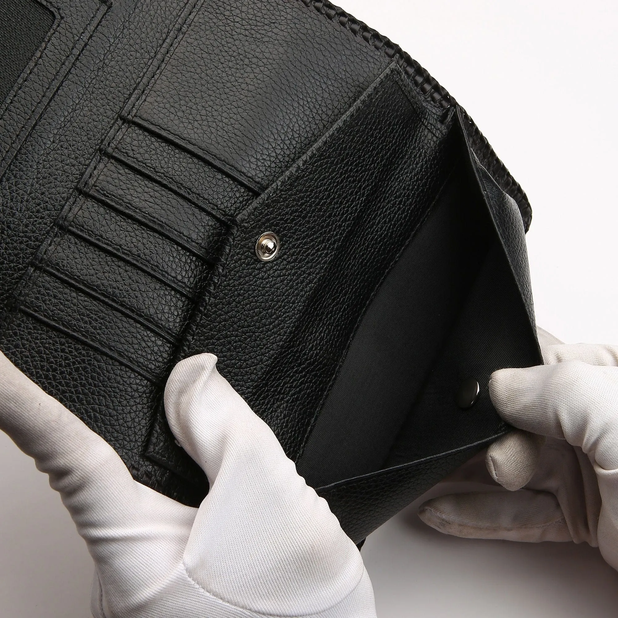 Stingray Cross Lizard Leather Long Biker Wallet