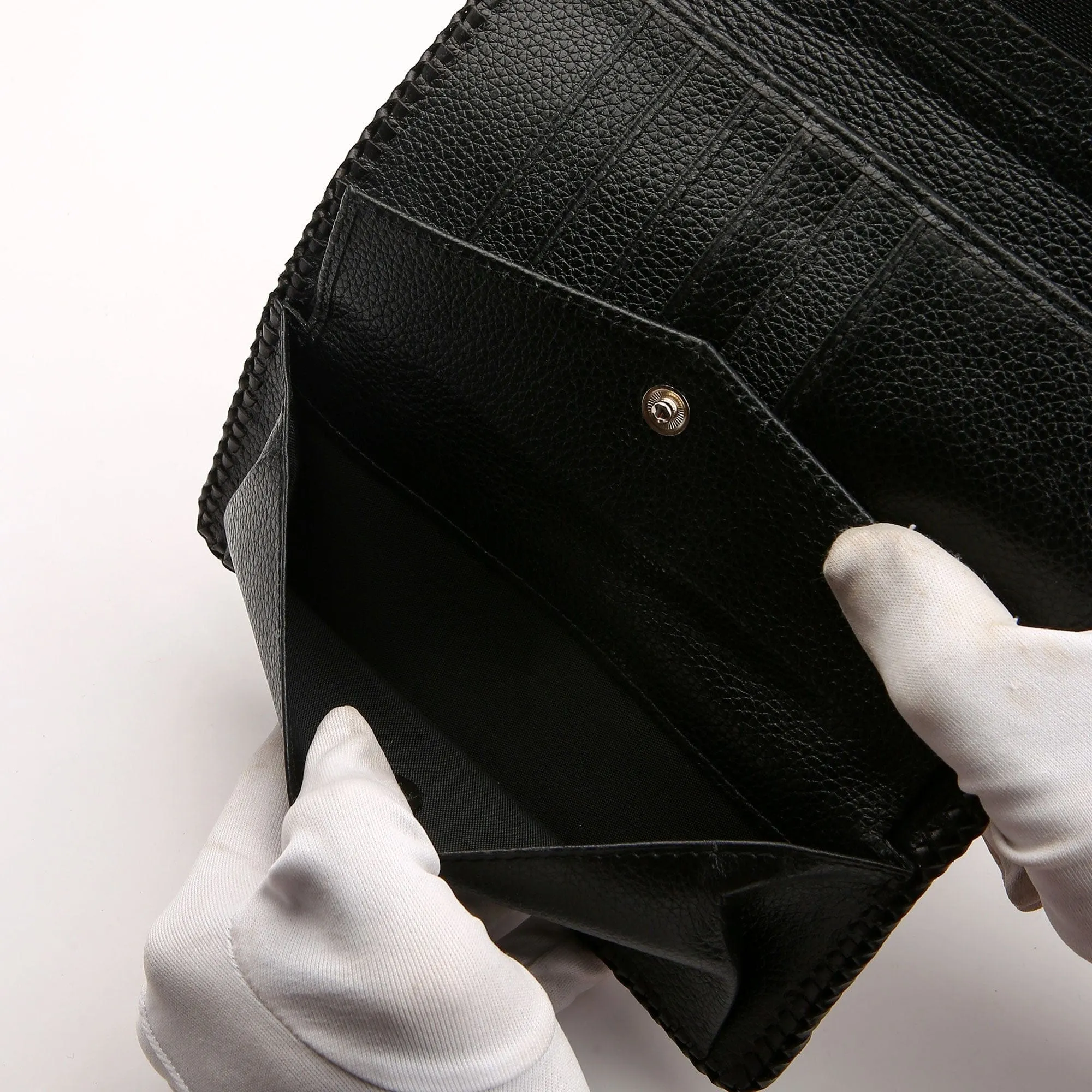 Stingray Cross Lizard Leather Long Biker Wallet