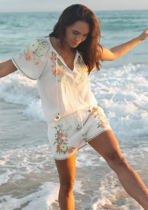 Sunlit Days Embroidered Top