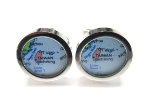 Taiwan Map Cufflinks