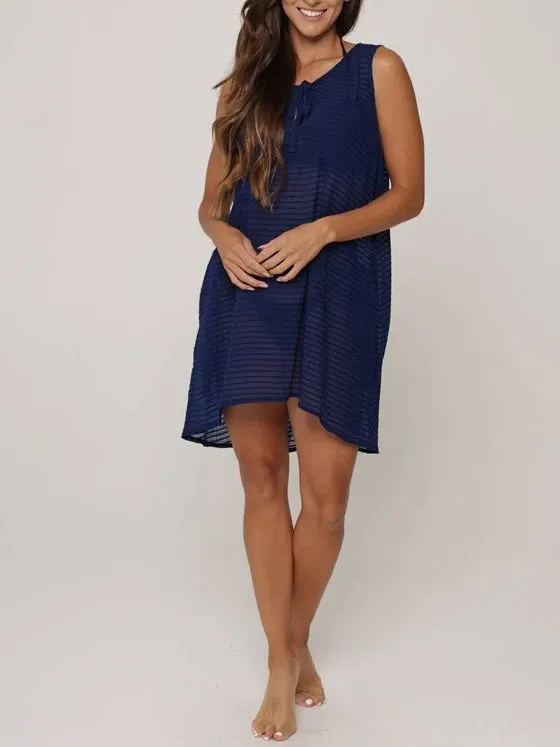 Tank Dress Cover-Up - Navy FINAL SALE