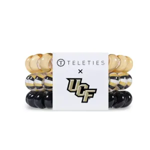 Teleties Central Florida Knights Large Hair Ties Black/Gold