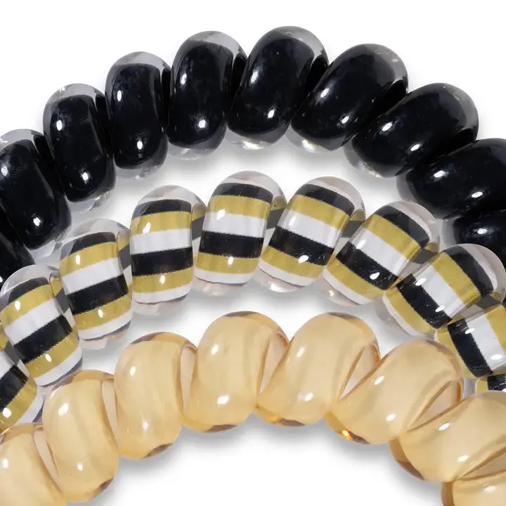 Teleties Central Florida Knights Large Hair Ties Black/Gold