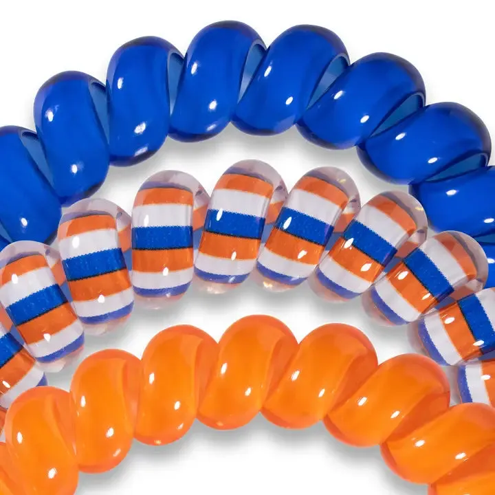 Teleties Florida Gators Large Hair Ties Blue/Orange