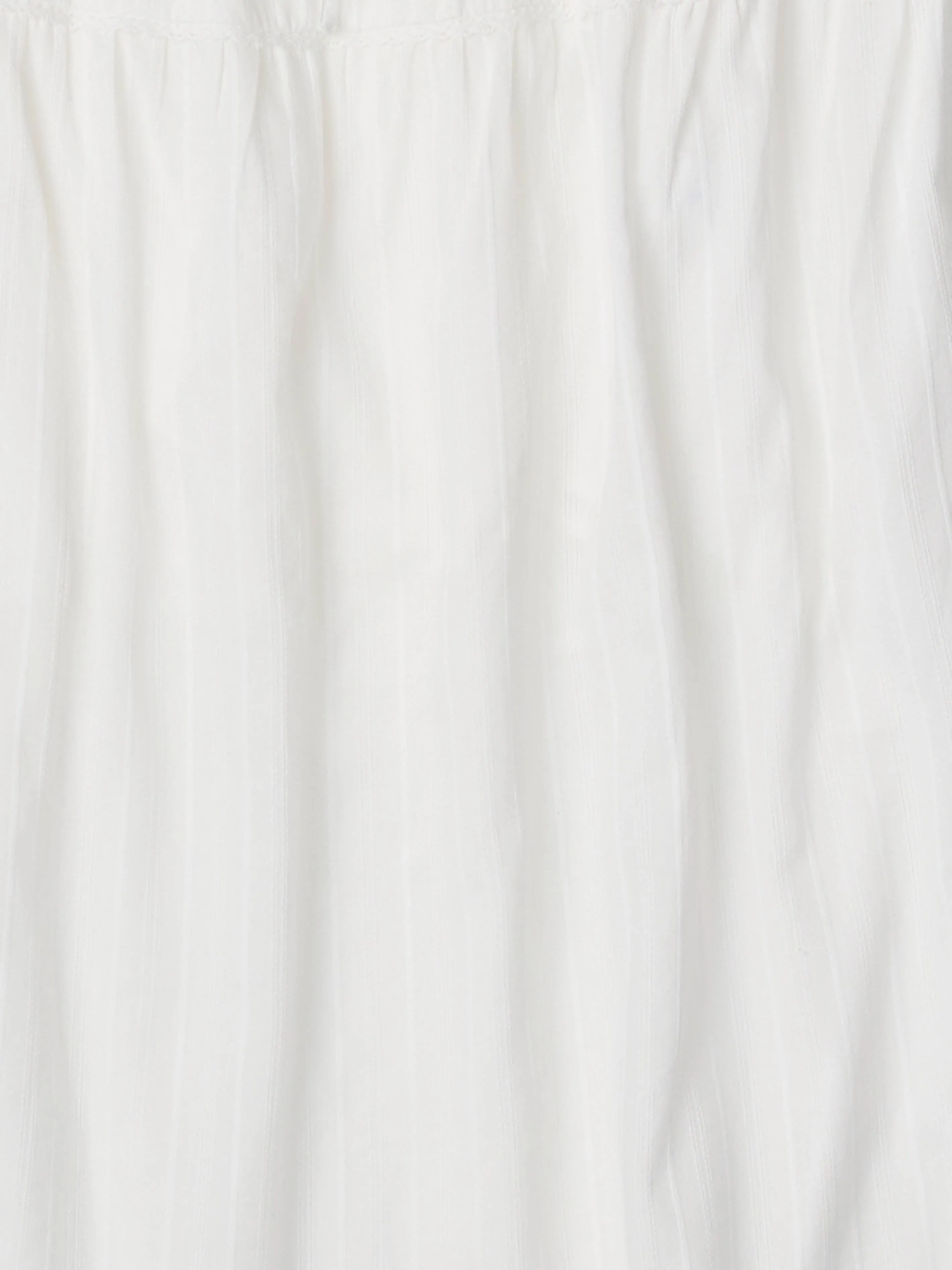 The Keaton Skirt | Lace Trimmed Midi Skirt