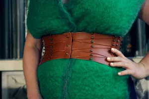 Three-Point Laced Cinch Belt