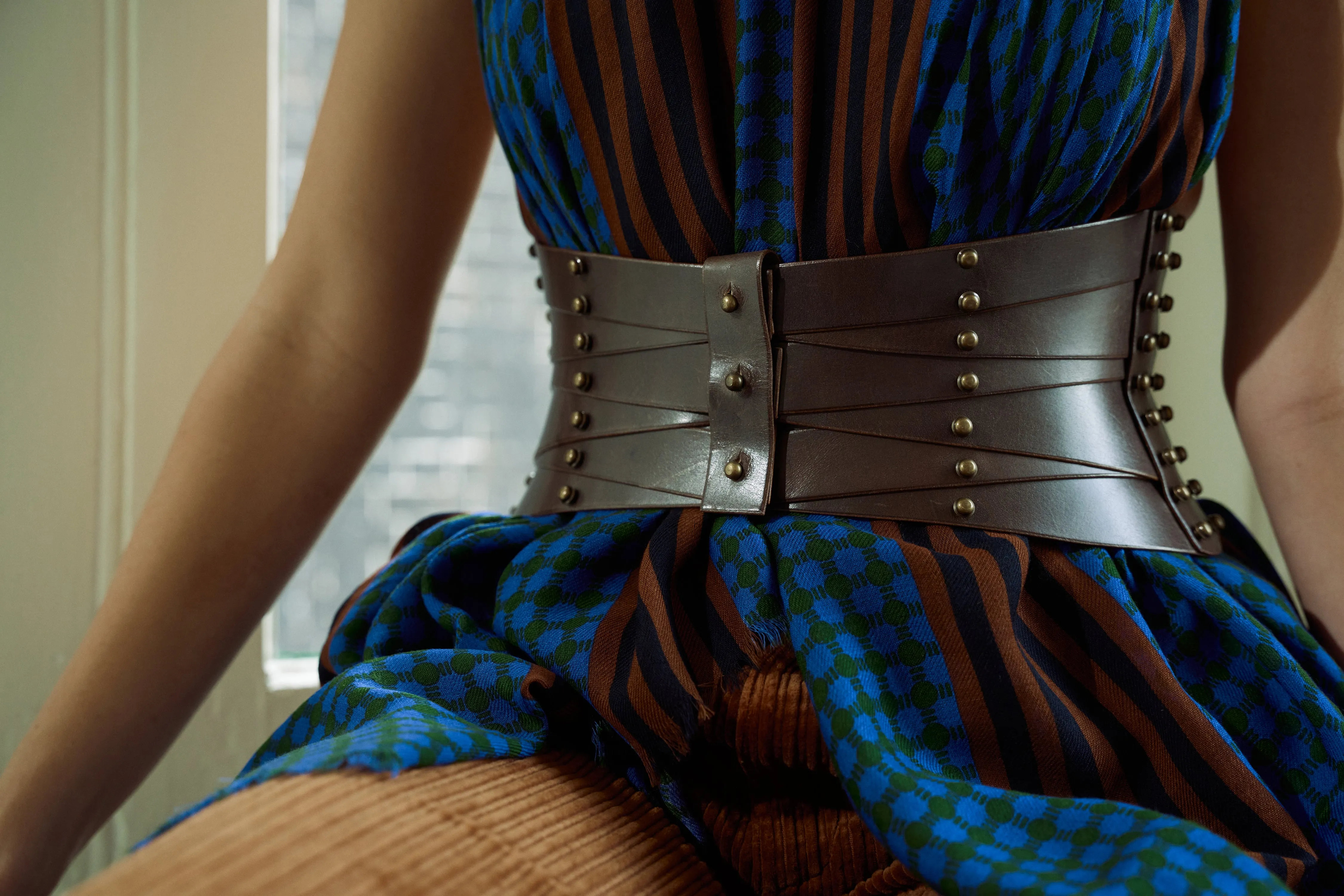 Three-Point Laced Cinch Belt