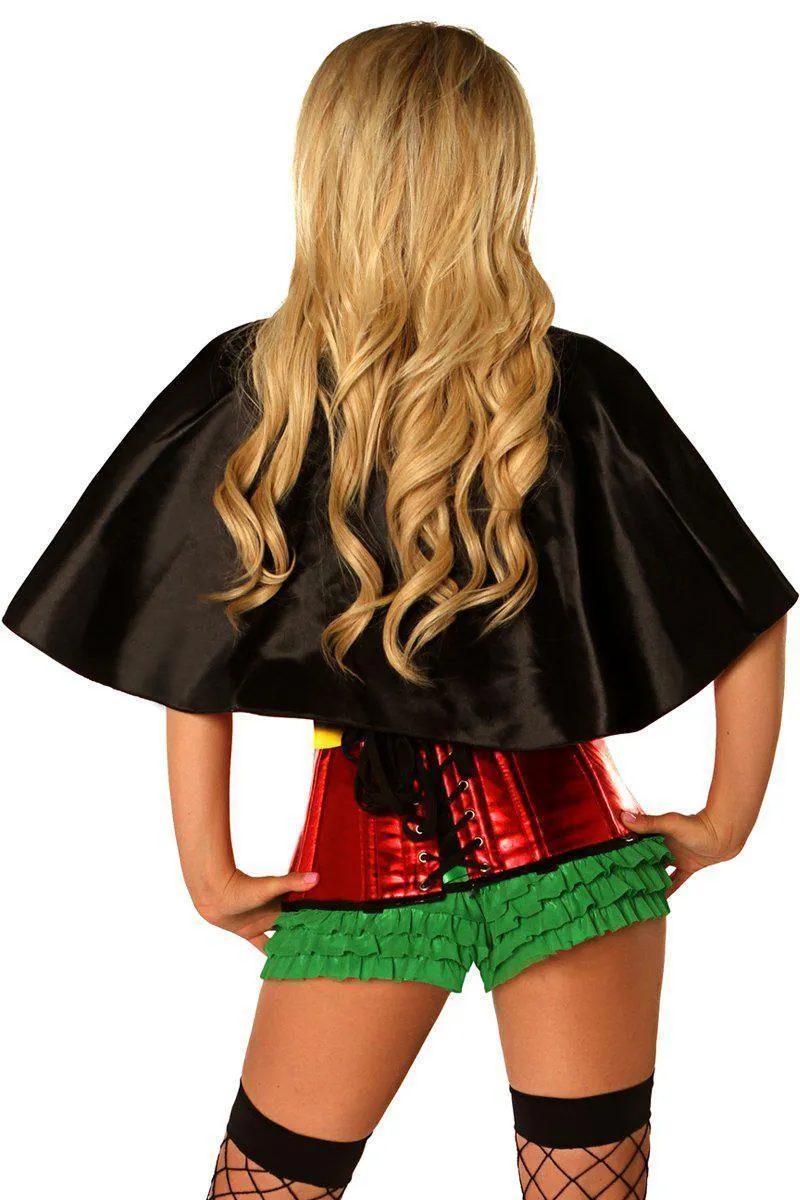 Top Drawer Plus Size Superhero Sidekick Corset Costume