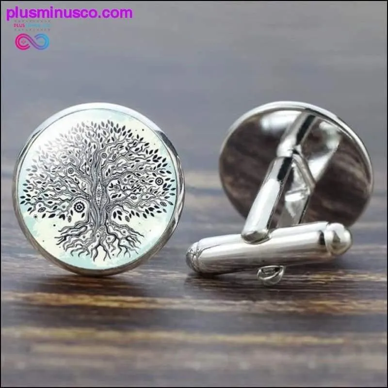 Tree of Life Cufflinks for Men Best Man Cufflinks Set
