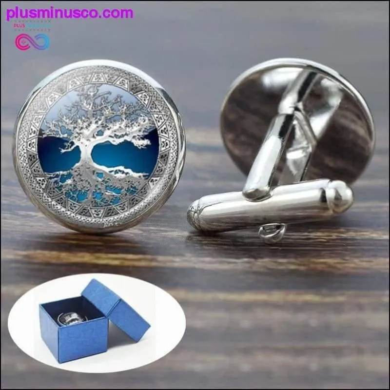 Tree of Life Cufflinks for Men Best Man Cufflinks Set