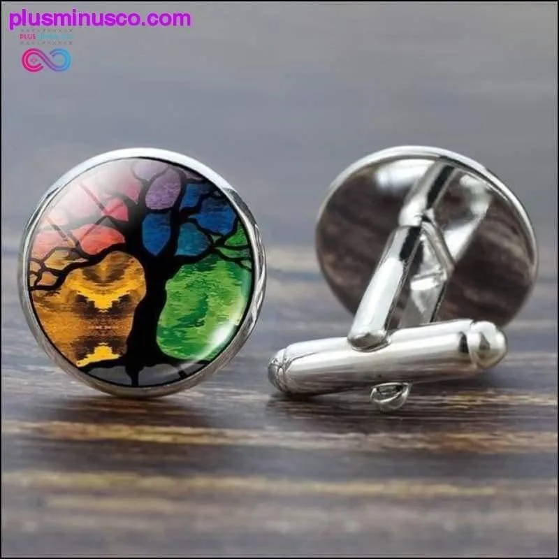 Tree of Life Cufflinks for Men Best Man Cufflinks Set