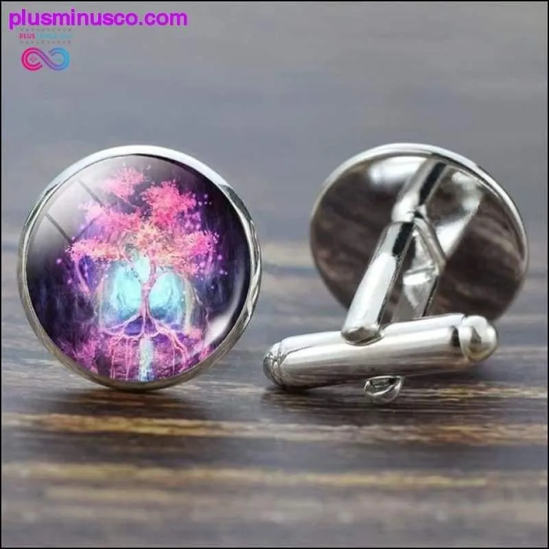 Tree of Life Cufflinks for Men Best Man Cufflinks Set