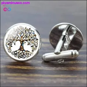 Tree of Life Cufflinks for Men Best Man Cufflinks Set