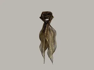 Unisex Infinite Bandeau Ascot Sash in Black/Gold