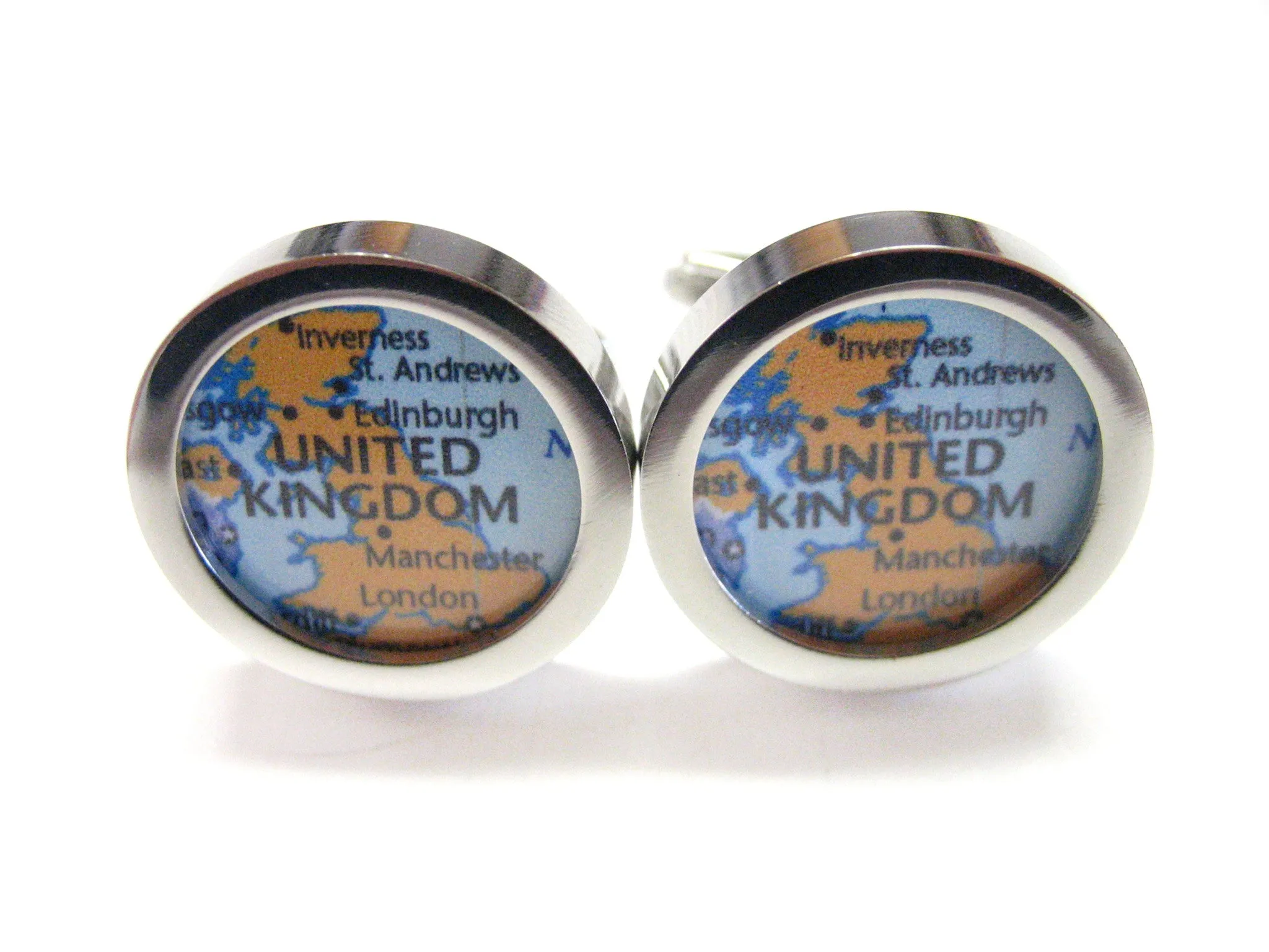 United Kingdom Map Cufflinks