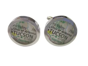 University of Arizona Map Cufflinks
