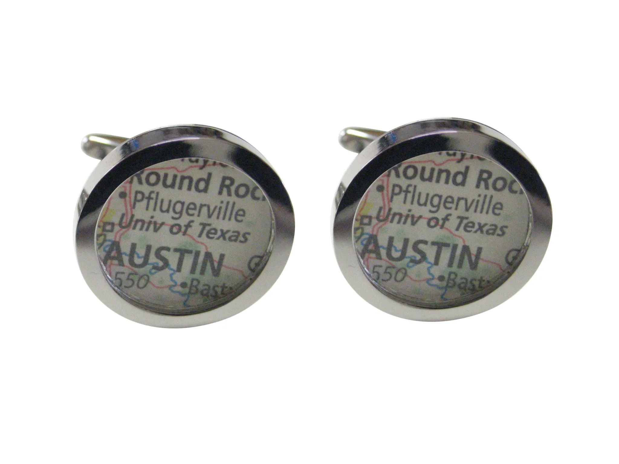 University of Texas Map Cufflinks