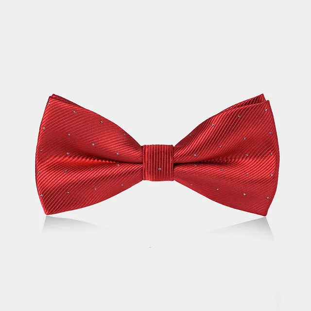 VEEKTIE 2018 New Design Bow ties for men Wedding Party Business Bowtie Butterfly Black Red Blue Cravate Formal Tuxedo Bowtie
