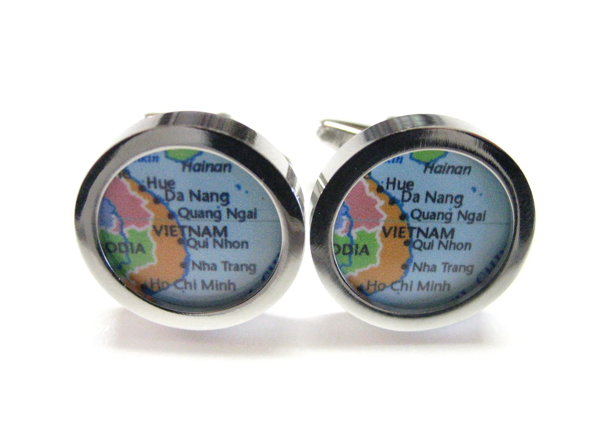 Vietnam Map Cufflinks