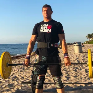 Weightlifting Nylon Belt Black
