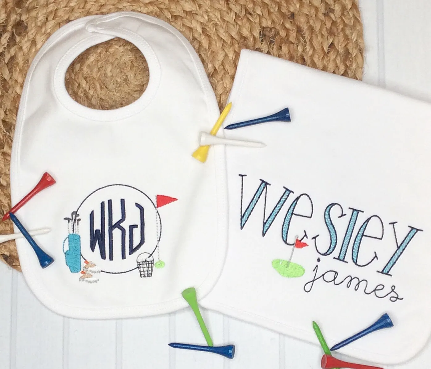 Wesley Personalized Baby Gift Set