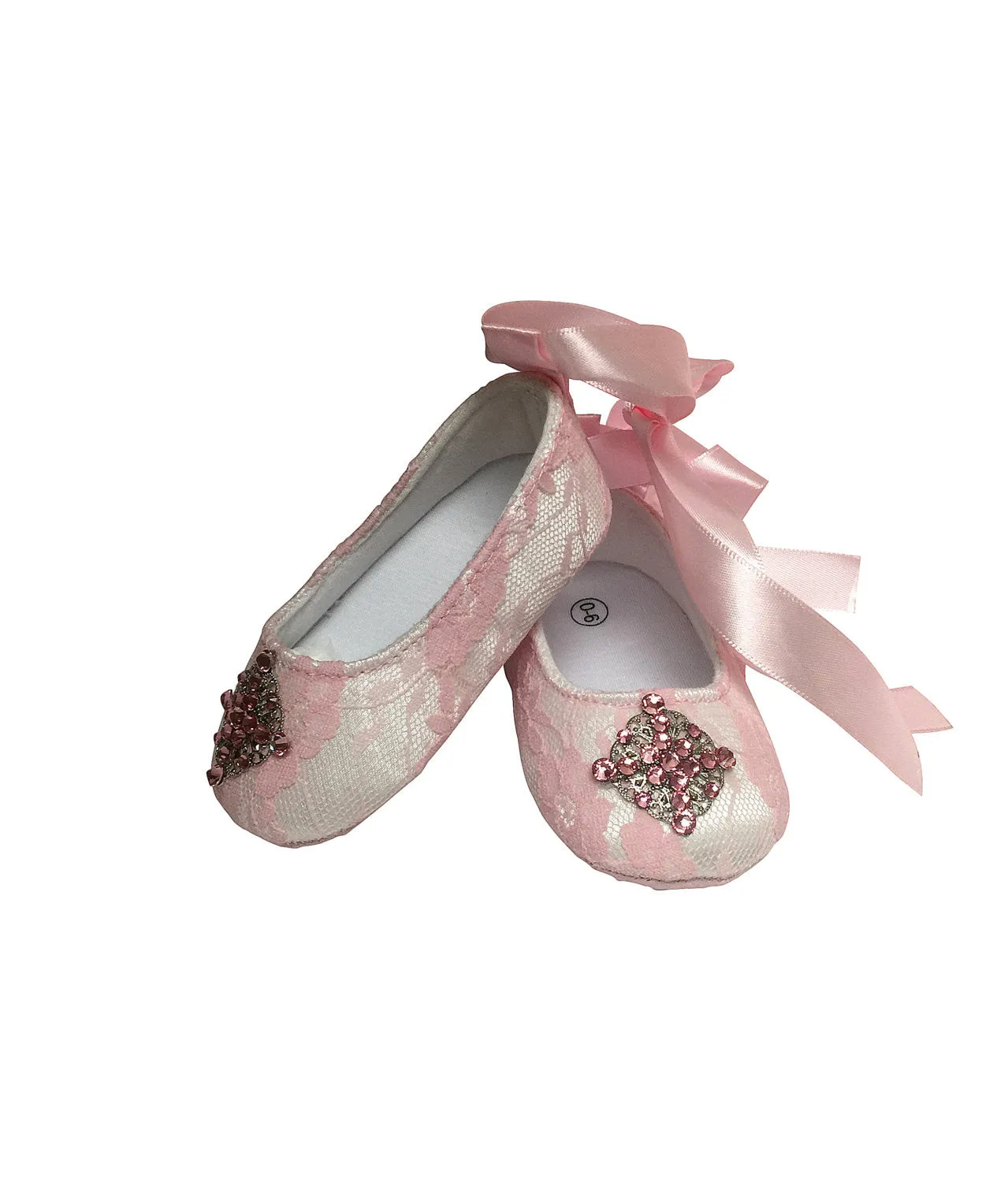 White Lace Baby Shoes