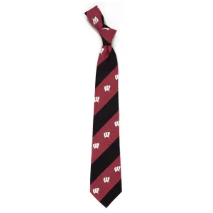 Wisconsin Tie Geo Stripe