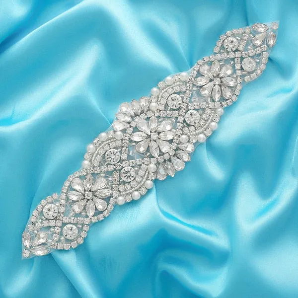 Women Rhinestones Bridal Belt Wedding Dress