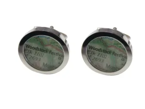 Woodstock Festival Map Cufflinks
