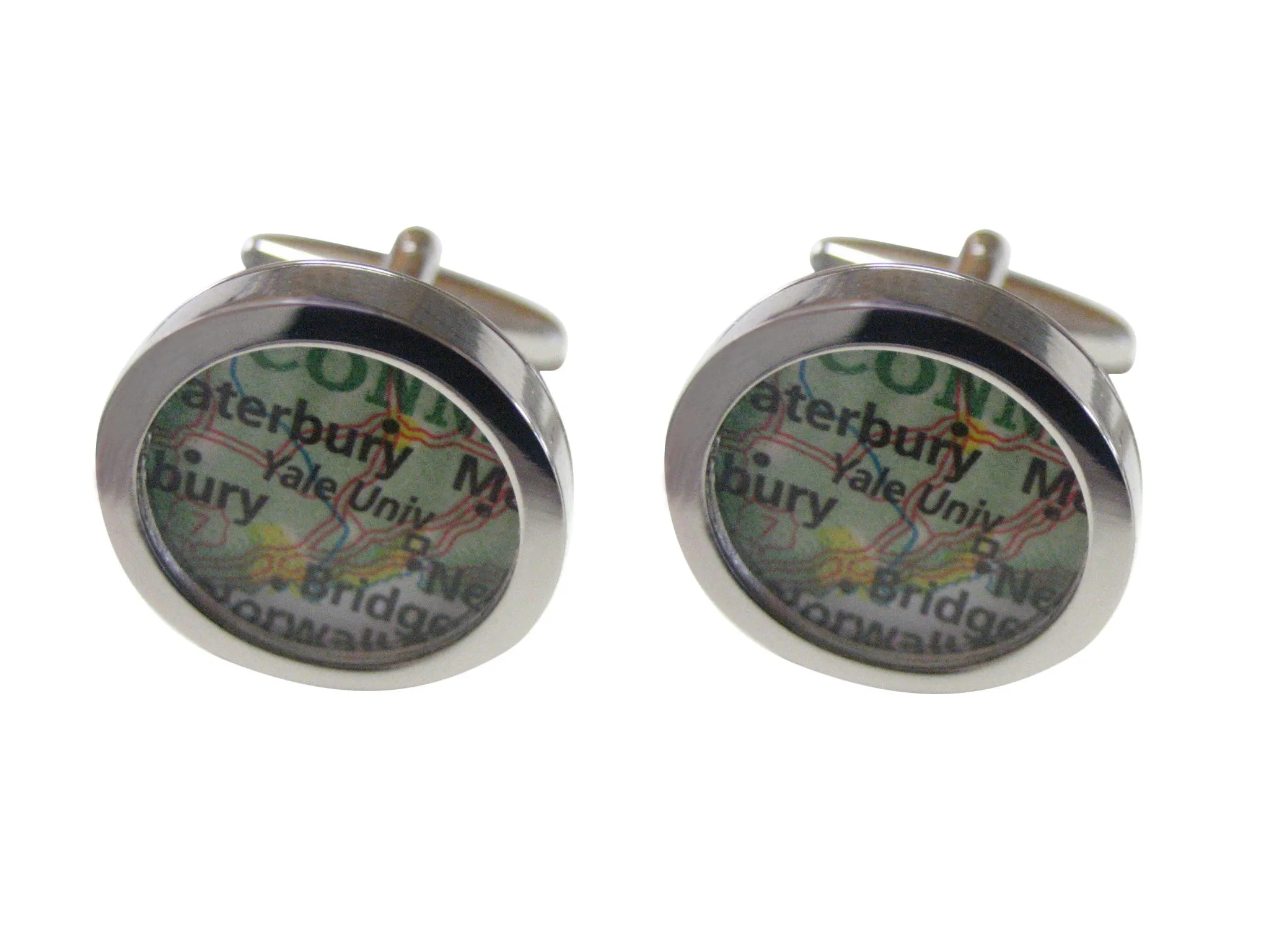 Yale University Map Cufflinks